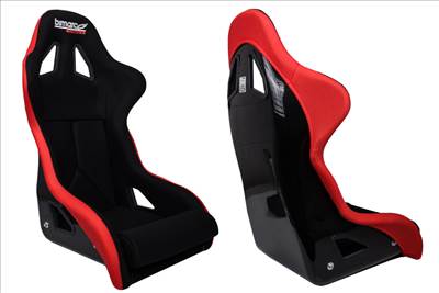 Bimarco Cobra III sportülés bársony fekete-piros