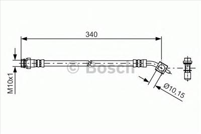 BOSCH 1 987 481 424 - fékcső FORD VOLVO VOLVO ASIA
