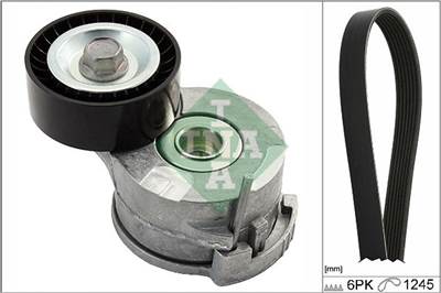 hosszbordás szíj készlet Schaeffler INA 529 0291 10 for CITROËN, PEUGEOT