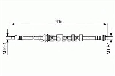 BOSCH 1 987 481 425 - fékcső FORD FORD AUSTRALIA VOLVO VOLVO ASIA