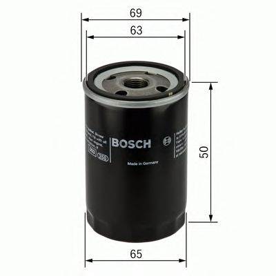 BOSCH F 026 407 089 - olajszűrő MITSUBISHI SMART