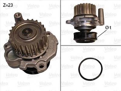 VALEO 506532 - vízpumpa AUDI SEAT SKODA VW