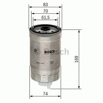 BOSCH 1 457 434 198 - Üzemanyagszűrő ALFA ROMEO FIAT HYUNDAI LANCIA