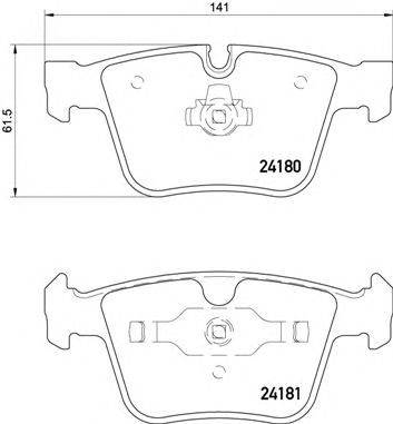 BREMBO P 50 116 - fékbetét MERCEDES-BENZ