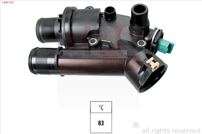 EPS 1.880.747 - termosztát, hűtőfolyadék CITROËN FIAT FORD JAGUAR LANCIA LAND ROVER MITSUBISHI PEUGE