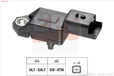 EPS 1.993.136 - Érzékelő, kipufogógáz-nyomás CITROËN FIAT FORD JAGUAR LANCIA LAND ROVER MITSUBISHI P
