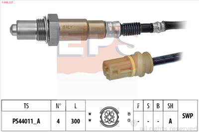 EPS 1.998.331 - lambdaszonda BMW