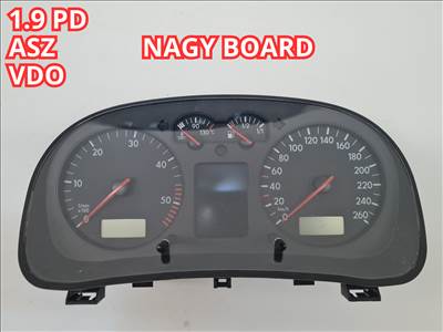 Volkswagen Golf IV, Volkswagen Bora 1.9 PD ASZ nagykijelzős kilométeróra (35701) 1j0920846c