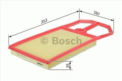 BOSCH F 026 400 148 - légszűrő BMW