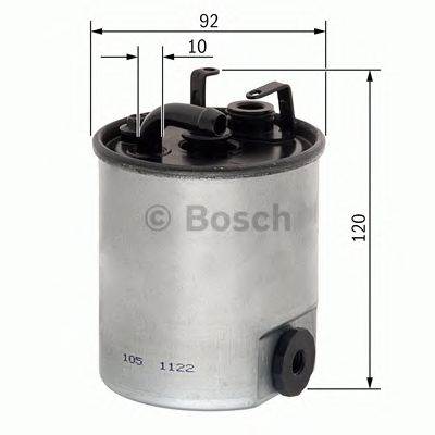 BOSCH F 026 402 003 - Üzemanyagszűrő MERCEDES-BENZ