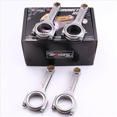 Honda Civic CRX D16 D16A D16Y7 D16Y8 D16Z6 Maxspeedingrods kovácsolt hajtókar szett ARP 2000 hajtókarcsavarokkal D15B2