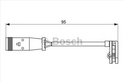 BOSCH 1 987 473 036 - fékbetét kopásjelző MERCEDES-BENZ VW