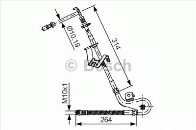 BOSCH 1 987 481 427 - fékcső CITROËN PEUGEOT