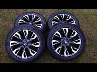 Mitsubishi Outlander gyári Enkei 18" alufelni garnitúra 5×114,3 ET38 rajta használt Matador gumikkal