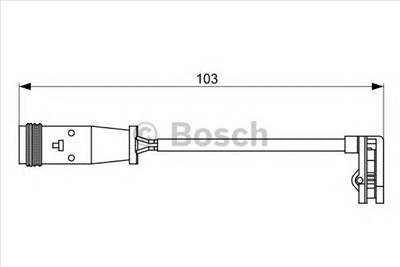 BOSCH 1 987 473 037 - fékbetét kopásjelző MERCEDES-BENZ VW
