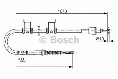 BOSCH 1 987 482 361 - Kézifék bowden KIA
