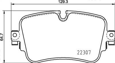 BREMBO P 85 161 - fékbetét AUDI VW