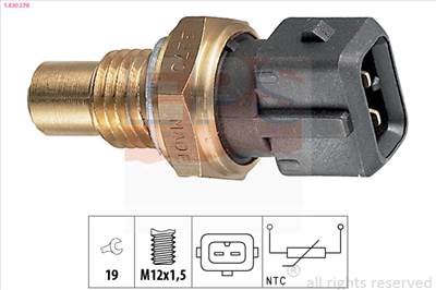 EPS 1.830.270 - hűtőfolyadék hőmérséklet érzékelő CHEVROLET DAEWOO