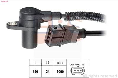 EPS 1.953.301 - főtengely jeladó CITROËN FIAT IVECO PEUGEOT RENAULT RENAULT TRUCKS