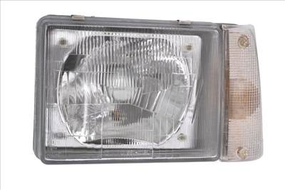 Fiat Panda I. 1986.01.01-2003.02.28 utángyártott új bal első fényszóró R2 vagy H4 fehér vill.(motoros) TYC 46421737