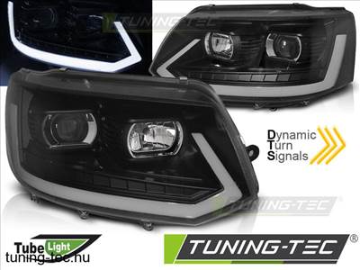 Volkswagen Transporter T5 VW T5 2010-2015 LED TUBE LIGHT BLACK T6 LOOK motortuning alkatrész 