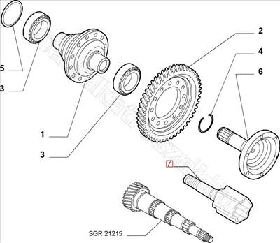 Féltengely csésze bal -  - 46307522 -  - FIAT eredeti Eredeti új 46307522