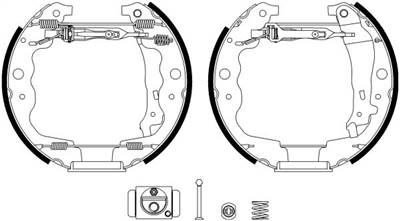 fékpofakészlet MINTEX MSP337 for RENAULT, DACIA, MERCEDES-BENZ