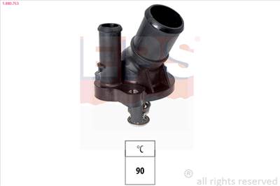EPS 1.880.753 - termosztát, hűtőfolyadék FORD MAZDA VOLVO