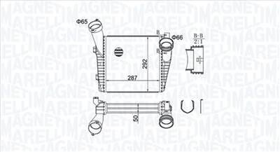 MAGNETI MARELLI 351319204400 - töltőlevegő-hűtő AUDI PORSCHE VW