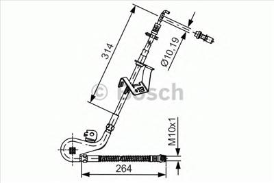 BOSCH 1 987 481 428 - fékcső CITROËN PEUGEOT