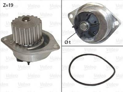 VALEO 506595 - vízpumpa CITROËN PEUGEOT