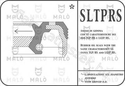 Féltengely szimering bal - MAREA, CROMA, DELTA, RONDA, GTV, DEDRA - UT.40004830, AK.13428/PRSA -  - Akron Utángyártott új 40004830