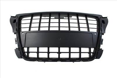MTUNING Audi A3 8P Facelift S8-stílusú hűtőrács fényes fekete PDC-vel