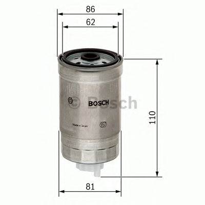BOSCH F 026 402 011 - Üzemanyagszűrő NISSAN
