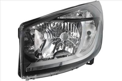 Fiat Talento 2016.05.01-2021.12.31 utángyártott új bal első fényszóró H4 (motoros) TYC 0006000620649