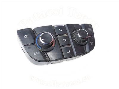 Opel Meriva B/2 2014- - szabályozó, összeállítás, fűtés és manuális klíma, kivéve fűtött első ülések, fekete, jelölés: AHB