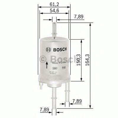 BOSCH F 026 403 006 - Üzemanyagszűrő AUDI SEAT SKODA VW VW (SVW)