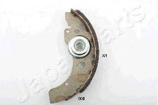 JAPANPARTS GF-008AF - fékpofakészlet AIXAM LIGIER MICROCAR