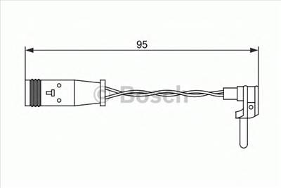 BOSCH 1 987 473 070 - fékbetét kopásjelző MAYBACH MERCEDES-BENZ MERCEDES-BENZ (BBDC)