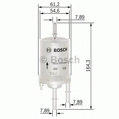 BOSCH F 026 403 008 - Üzemanyagszűrő AUDI SEAT SKODA VW