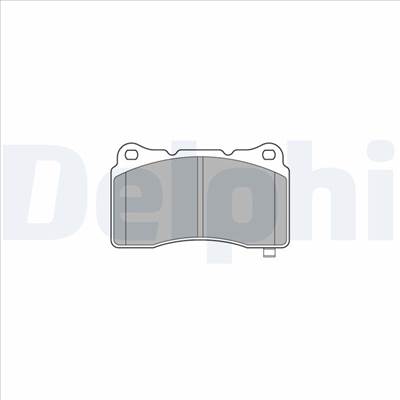 DELPHI LP3575 - fékbetétkészlet, tárcsafék HONDA