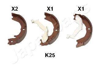 JAPANPARTS GF-K25AF - kézifék fékpofakészlet KIA