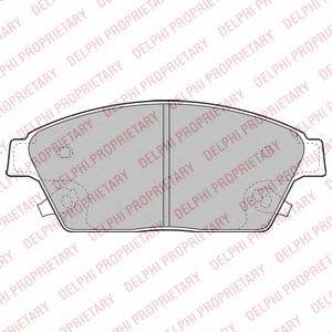 DELPHI LP2170 - fékbetét BUICK BUICK (SGM) CADILLAC CHEVROLET CHEVROLET (SGM) OPEL VAUXHALL