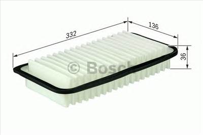 BOSCH F 026 400 154 - légszűrő TOYOTA