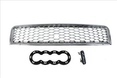 Tuning   hűtőrács GRILL  AUDI A4 B6 RS-STYLE CHROME (00-04)