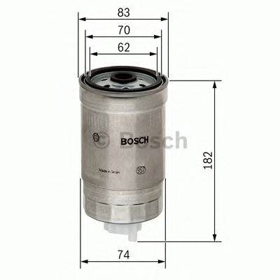 BOSCH 1 457 434 324 - Üzemanyagszűrő BMW MG ROVER