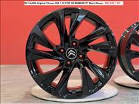 R17 4x108 Original Citroen DS4 7.5J ET29 OE 9688832277 Black Glossy gyári alufelnik