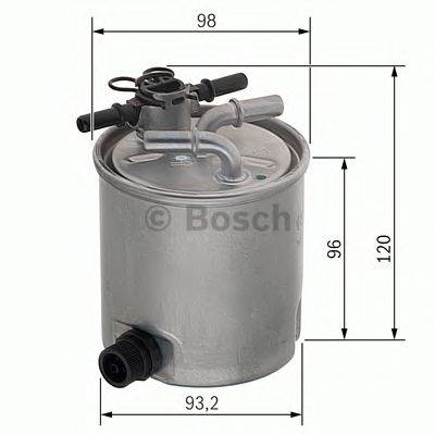 BOSCH F 026 402 019 - Üzemanyagszűrő DACIA RENAULT