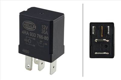 HELLA 4RA 933 766-801 - relé, klíma DONGNAN (SOUEAST) FORD FORD USA LEXUS MAYBACH MAZDA MAZDA (CHANG