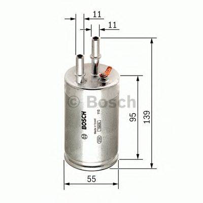 BOSCH F 026 403 014 - Üzemanyagszűrő VOLVO VOLVO ASIA